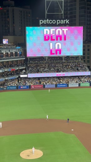 3K views · 334 reactions |  HAPPENING NOW: Let’s go Padres — BEAT LA! ⚾ #Padres #BeatLA #SanDiego #dodgers | The Best of San Diego | Facebook