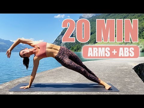 20 MIN ABS + ARMS WORKOUT - no equipment, no weights needed - DEEP CORE EXERCISES | guided by angie