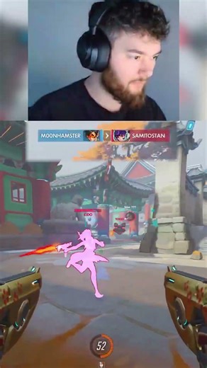 Tracer melee perk is crazy #overwatch #overwatch2 #dafran #tracer