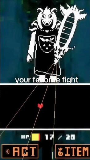 BEST FIGHT 🐐✨ #undertale #asriel