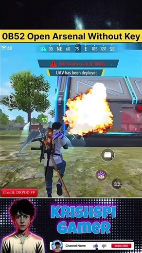 Free Fire OB52 Update Open Arsenal Without Key 🤯#shorts