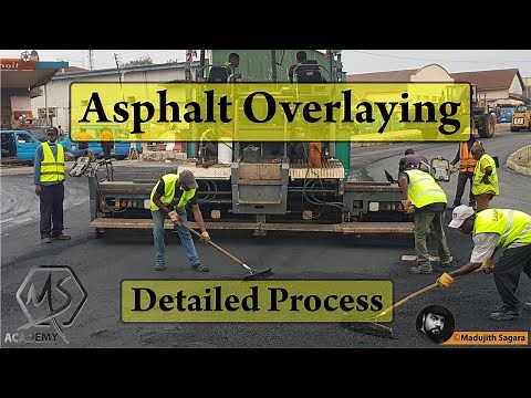 Asphalt overlaying detailed process | construction techniques | Madujith Sagara