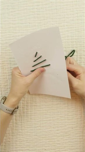 How to Make Christmas Cards Using Yarn