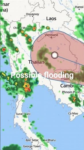 Typhoon Kalmaegi, which is expected to bring heavy rainfall and flooding to Thailand from Nov 7-9.