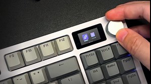 RK86 RGB 75% Wireless Gasket Mechanical Keyboard,Triple Mode Bluetooth5.0/2.4G/USB-C 82 Keys Hot Swappable Gaming Keyboard 4000 mAH Battery w/Knob & 1.2'' HD OLED Display,Custom Linear Switches