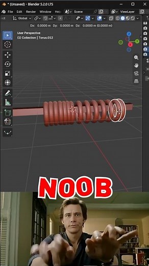 Blender Noob vs PRO: Adjust ONLY Locations! 🤯 Quick & Easy! || #blender #3d #tutorial #trending