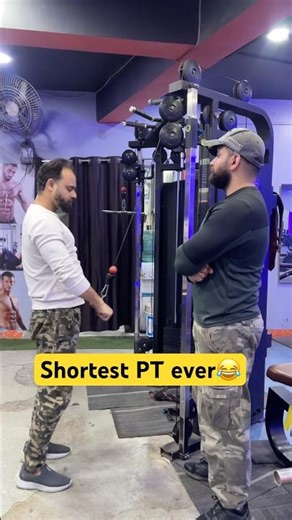 Personal training gone wrong😂 #personaltrainer #comedy #shortsviral #fitneess #ytshorts #funny
