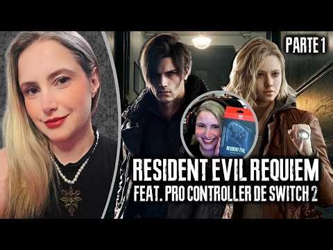 Jogando RESIDENT EVIL REQUIEM (Deluxe) no PC com PRO CONTROLLER de Nintendo Switch 2!