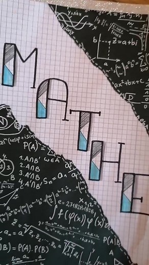 Mathematics Exercise Book Cover Design Ideas