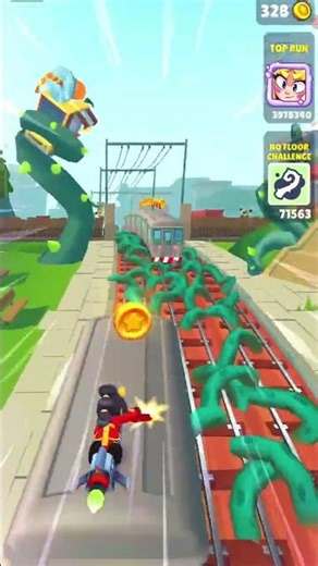 "Subway Surfers Plant Invasion – Surviving the Green Apocalypse!" #subwaysurfers #shorts #gaming