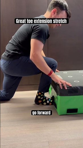 Great toe extension stretch