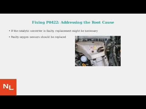 How To Fix P0422 Code – Main Catalyst Efficiency Below Threshold (Bank 1) Causes & Fixes