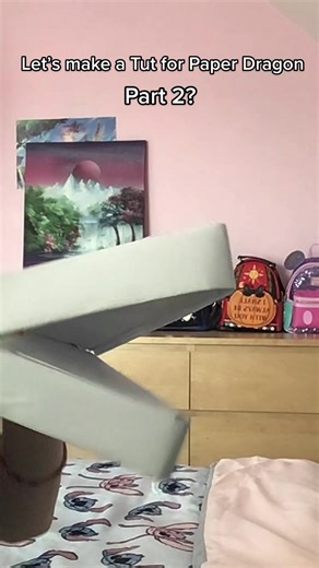 Tutorial for paper dragon ♡#tutorial #paperdragon #tutpaperdragon #part2? #fyp #foryou #pourtoi #fypシ #foryoupage