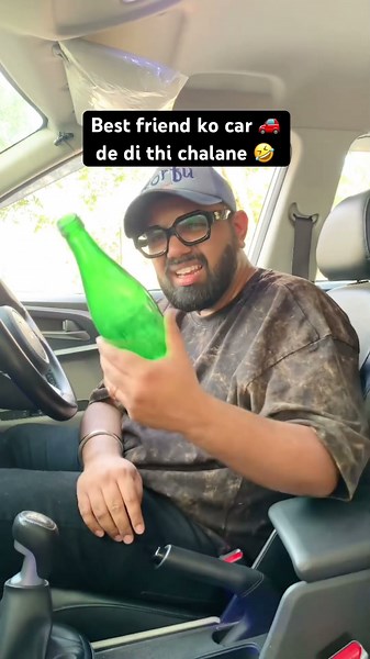 Best friend ko car 🚗 de di thi chalane🤣