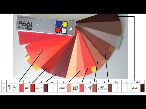 pccs色相環別の色の慣用式名