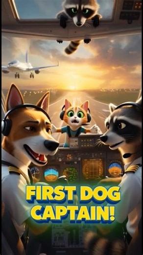 The Dog Who Became an Airline Pilot ✈️🐶