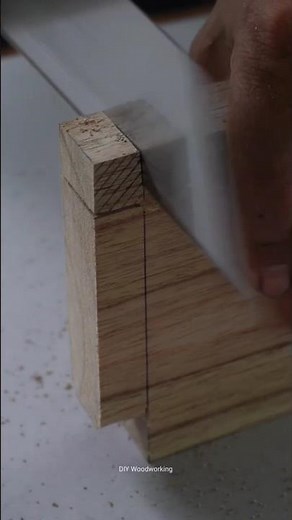 How To Make Hidden Wood Mortise and Tenon with a Router - DIY #diy #shots