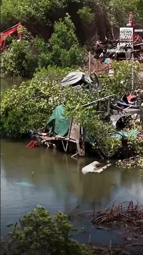 Homeless camp clearing underway near Keehi Lagoon