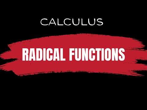 Radical Functions Explained (Domain Rules Made Easy) | Calculus Basics | Class 4