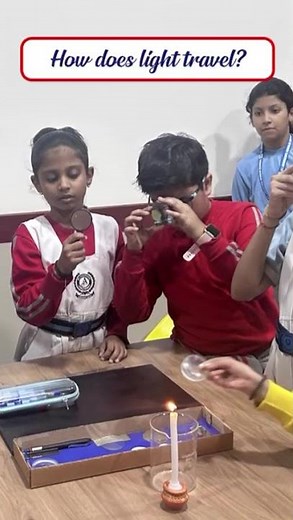 Lights and Shadow Activity | Physics Lab Experiment | St. Andrews World School Gurugram