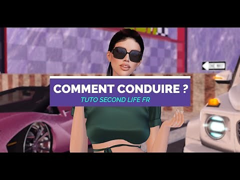 Tuto : Comment CONDUIRE sur Second Life sa VOITURE🤓 Débutant 🚗