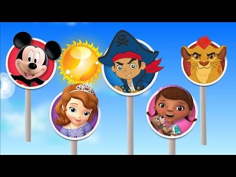 DISNEY LOLLIPOP FINGER FAMILY SONG / NURSERY RHYMES FOR KIDS
