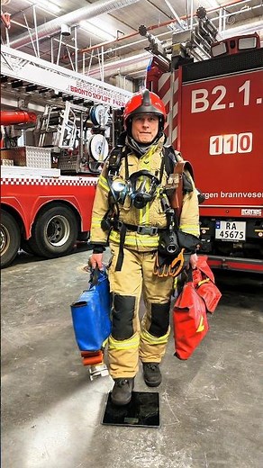 167kg Firefighter! Full turnout gear and equipment 🧑‍🚒