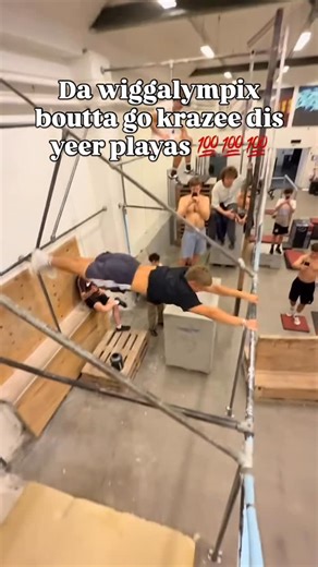 Giuseppe Thompson A.K.A. Da Skrilla on Instagram: "#wiggalympix🤸🏻"