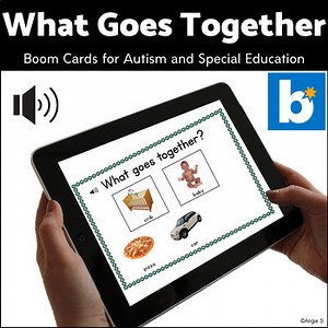Word Associations Speech Therapy Boom Cards Digital Resource What Goes Together