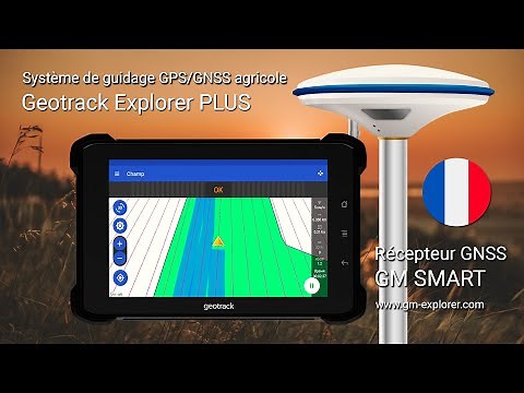 Traitement sur le terrain. Système de guidage GPS/GNSS agricole. Geotrack Explorer Plus