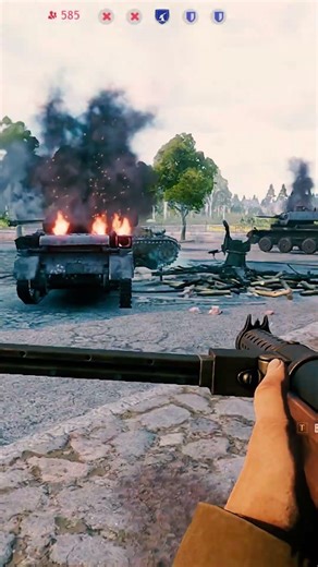 Escuadrón de asalto vs 2 Panzers #enlistedgame #enlisted