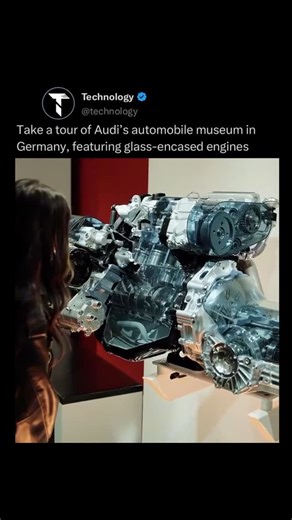 Technology on Instagram: "You NEED to follow (us) 👉🏼 @TECHNOLOGY to learn something NEW everyday 🤖🤯 The Audi Museum in Ingolstadt, Germany, offers an immersive experience into the history and innovation of one of the world’s most iconic automobile manufacturers. Visitors can explore a vast collection of Audi vehicles, from classic models to cutting-edge concepts, showcasing the brand’s evolution over the years. The museum features interactive exhibits, including displays of glass-encased eng