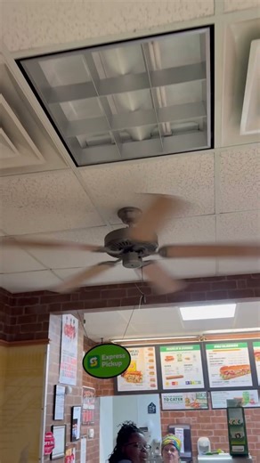 Quorum capri ceiling fans at subway