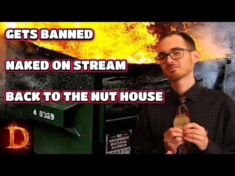 PWR Banned - Gets Naked On Stream - Back To The Nuthouse #dsp #drama #youtube