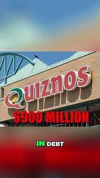 The Collapse of Quiznos #shorts