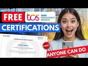 TCS Certification Courses for FREE | Open For All 🔥