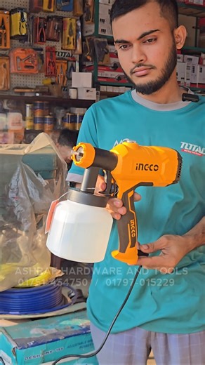 Get your hands on the INGCO paint spray machine! 🎨 #Paintsprayer #Machine
