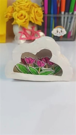 Cute Tulip cloud Crafts 🌷✨☁️