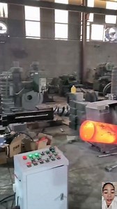 Makinang nagpapatulis sa dulo ng bakal #reactionreels #reactionvideo #tapering #machinery | Riezel Lopez