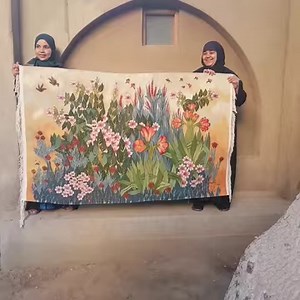 757K views · 10K reactions | Reda Ahmed completing two tapestries. "Spring flowers", landscape tapestry, (1.80 x 1.12 m) Yellow tree, (1.12 x 1.24 m) | Ramses Wissa Wassef Art Center - Egypt | Facebook