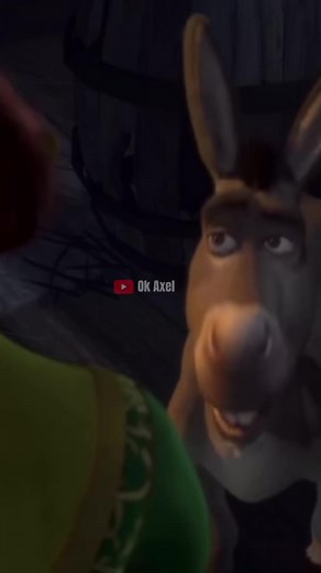 Curious Donkey and Animated Character Encounter