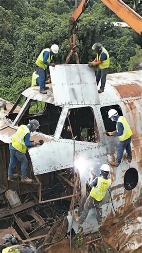 Abandoned Airplane Full Restoration | Jungle Plane Repair Step by Step | Amazing Transformation