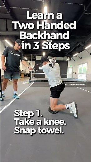 Learn a Two Handed Backhand in 3 Steps