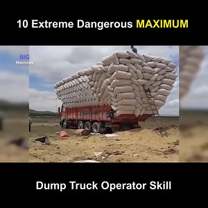 611K views · 707 shares | 10 Extreme Dangerous MAXIMUM Dump Truck Operator Skill - Biggest Heavy Equipment Machines Working Please Follow Page For More Amazing Videos | Super Machines | Facebook