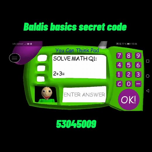 Baldi's Basics Secret Code Explained