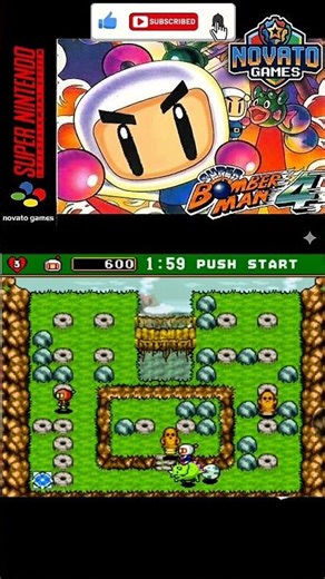Super Bomberman 4- SABOR Nostalgia!#gameshorts #snes