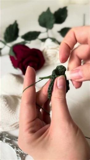 A rose that never fades. Crochet rose, crochet flowers #foreverroses #homedecor #interior