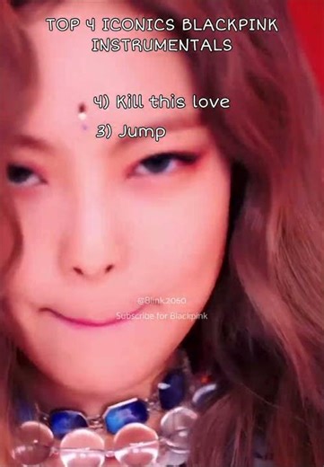 TOP 4 ICONIC BLACKPINK INSTRUMENTALS #blackpink #shorts #shortvideo #subscribe #blink