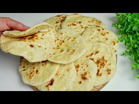 Chleb w 10 minut! Bez piekarnika! Najsmaczniejsze chlebki jakie jadłam! Każdy może je zrobić