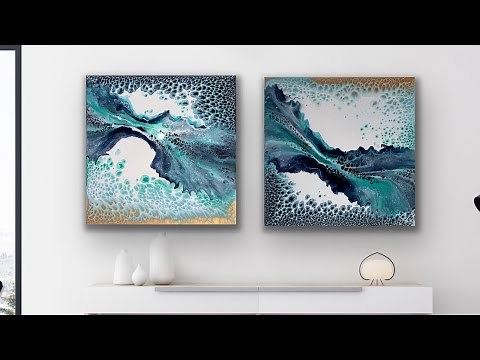 NEW Colored Pearl Cell Recipe & Paint Mixing Demo PLUS Bonus Pour | Acrylic Pour Tutorial